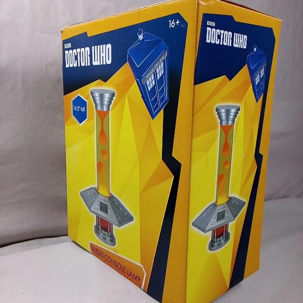 Doctor Who TARDIS Console Lava Lamp NEW 14.5" Tall BBC 2009 110V Rabbit Tanaka - Picture 2 of 11